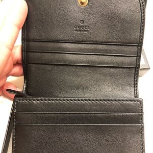 New GG marmont card case wallet